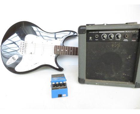 El Toro Electric Guitar together with a Rocket 10 Amplifier