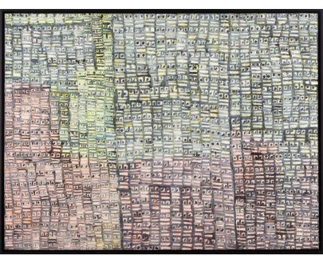 Hunt Slonem (American/Louisiana, b. 1951) , "Untitled (Guardians)", 2012, oil on canvas, signed, dated and inscribed en verso