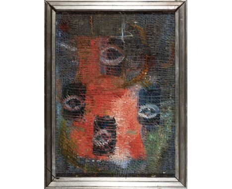 Hunt Slonem (American/Louisiana, b. 1951) , "Eye of God", 2000, oil on canvas, signed, titled and dated en verso, 22 3/4 in. 