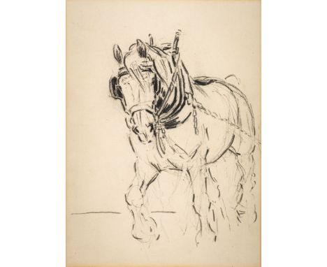 * Lionel Edwards (British, 1874-1954)Major; study of a horsepencil drawing19 x 14cm.Provenance and Published:With Abbott & Ho