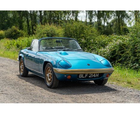 Registration - BLF 214HChassis No. - 4519353M.O.T. - ExemptOdometer - 64,460This eye-catching Lotus Elan S4 is a 1969 factory