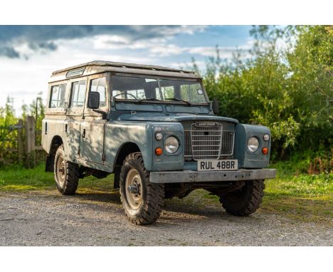 Registration - RUL 488RChassis No. - 93161875CM.O.T. - ExemptOdometer - 52,000This fine example of patinated Land Rover herit