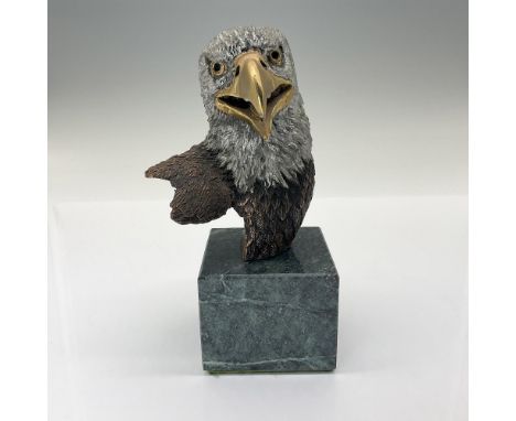 Legends (Mixed Media) Pewter &amp; Bronze Eagle Named SENTINEL. The Fine Pewter, Bronze and 24-karat Gold Vermeil. Legends ba