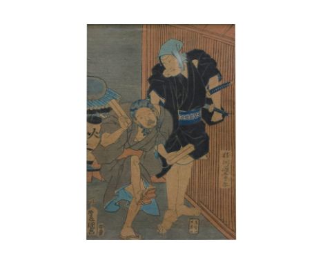 ARTIST UNKNOWN (JAPANESE SCHOOL) - WOODBLOCK PRINT
Wood block print on paper
27 x 18cm
Condition Information: There is a mode