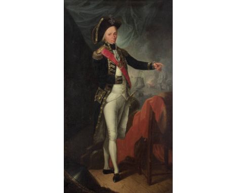 Leonardo Guzzardi (active Italy, 1798-1800)Portrait of Admiral Lord Nelson, full-length, wearing naval full dress uniform wit