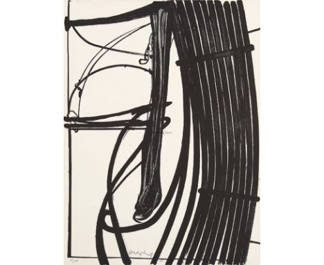 K. R. H. SONDERBORG, eigentl. KURT RUDOLF HOFFMANN Sonderborg/Als, Dänemark 1923 - 2008 Hamburg: Ohne Titel. Blatt 7 der „Hak