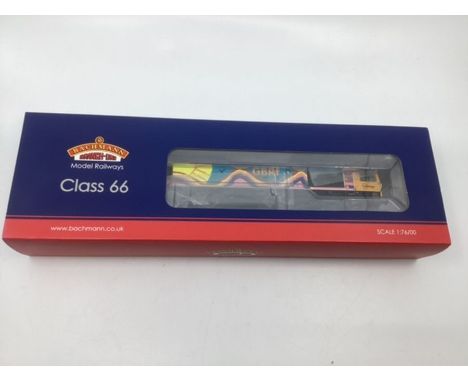 Bachmann model railway interest; Class 60 32-979V Rail express rainbow boxed-appears as unused (1)