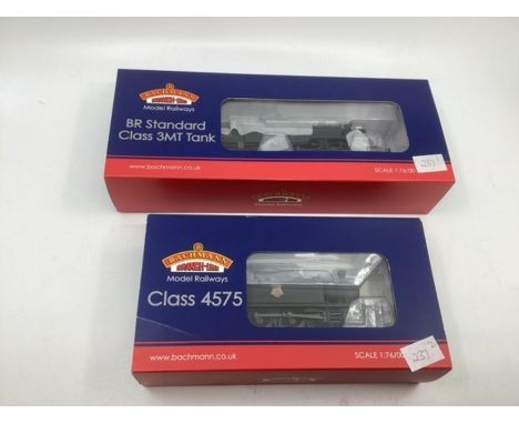 Bachmann model railway interest Class 82020 BR Standard classModel Railway &nbsp;and Class 4575 Prairie tank weathered (2) bo
