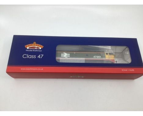 N&nbsp;Bachmann model railway interest; Class 47 rail freight red stripe 31 655 boxed-appears as unused (1)