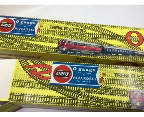 Vintage Airfix Rivarossi ; 2 large good Boxes of O gauge sets of 7092 curved track, Scartamento O gauge -2 original boxed set
