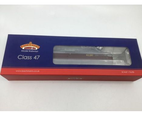 Bachmann model railway interest; Class 47 weat coast rail 32-818 boxed-appears as unused (1)