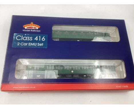 Bachmann model railway interest; Class 416 2 car EMU 31-376 set boxed-appears as unused (1)