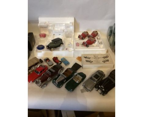 Vintage toy model cars in larger and standard scale-Largely unused nad many are pristine-wide excellent.