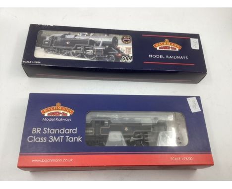 Bachmann Model Railways interest 32876 Fairbanks Tank and 31977 BR standard Black early -Both boxed and appear unused. (2)