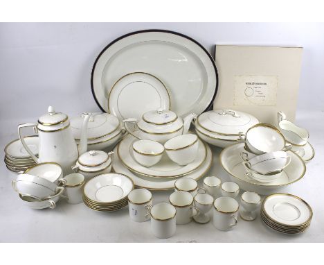 A contemporary Royal Worcester Viceroy pattern tableware dinner service. Including tureen, sauce boat, etc.