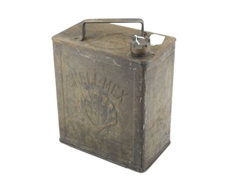 A vintage Shell Mex BP Ltd fuel can. H32cm