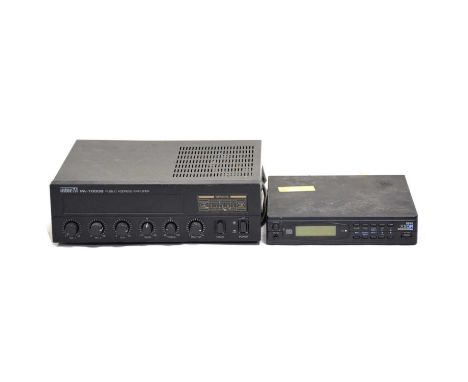 Korg X5DR general midi and InterM PA-1000B public address amplifier.