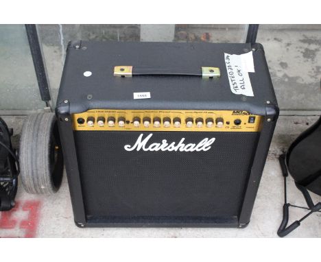 A MARSHALL SERIES 50DFX AMPLIFIER BELIEVED IN WORKING ORDER BUT NO WARRANTY 