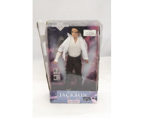 A 1995 VERY COLLECTABLE DOLL SINGING MICHAEL JACKSON "BLACK OR WHITE" 