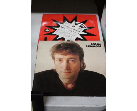 TWO THE JOHN LENNON COLLECTION AND FLASHPOINT BY THE ROLLING STONES RECORDS 