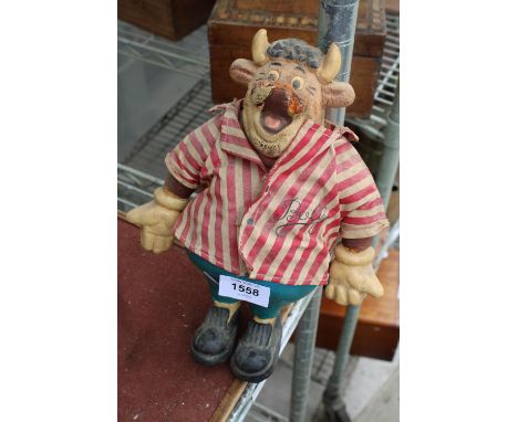 A VINTAGE BENDY BULLY GAMESHOW TOY 