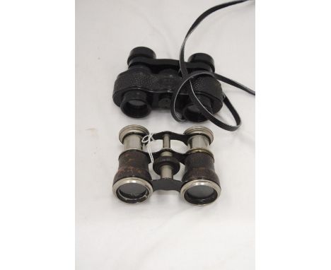 TWO PAIRS OF VINTAGE OPERA GLASSES 