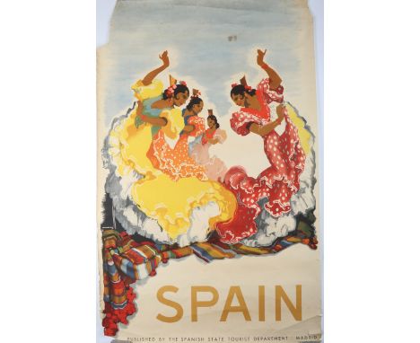 Josep Morell - 'Spain' (Travel Poster), offset lithograph, printed by Talleres and published by the Spanish State Tourist Dep