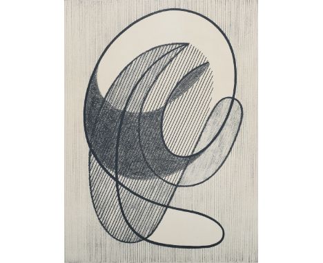 César Domela - Abstract Composition, lithograph, signed, dated 1955 and editioned 36/100 in pencil, 37cm x 27cm, within a sta