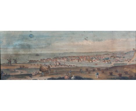 Arthur Wallis, after James Lambert - 'A Perspective View of Brighthelmston, and of the Sea Coast as far as the Isle of Wight'