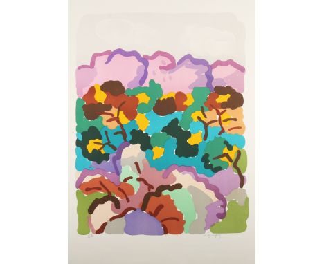 Charles Lapicque - Paysage Grec, lithograph in colours, circa 1964, signed and editioned 'E/A' in pencil, 75cm x 54cm.Buyer’s