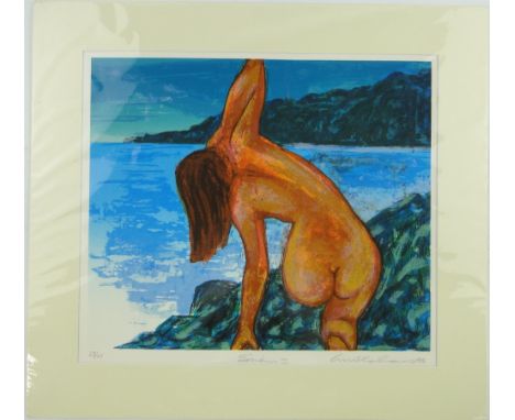 Ivor Abrahams RA (1935-2015),
lithograph, Sirens I, signed in pencil no. 29/85, 18" x 20", mounted.