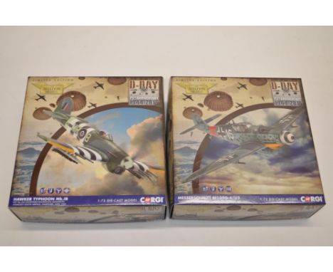 2 boxed 1/72 scale limited edition diecast Corgi Aviation Archive models from the 75th anniversary of D-Day series: Rocket eq