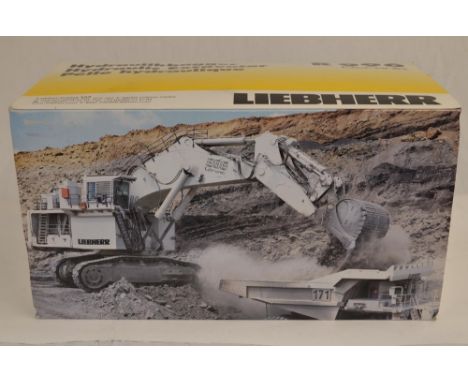 Boxed 1/50 scale diecast Liebherr R996 Litronic Hydraulic Excavator model by Conrad. Model in excellent previously displayed 