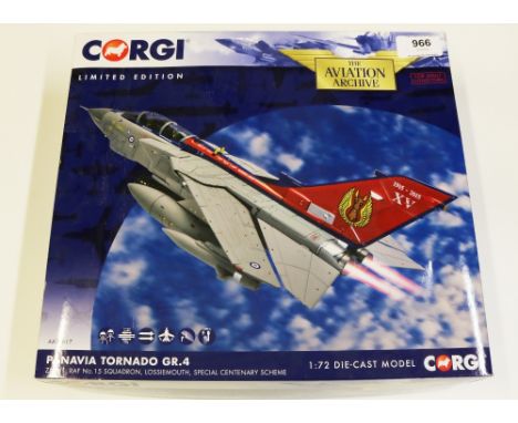 Corgi Aviation Archive 1:72 scale Panavia Tornado GR.4/ZA461, RAF no. 15 Squadron, Lossiemouth, Special Centenary Scheme, AA3