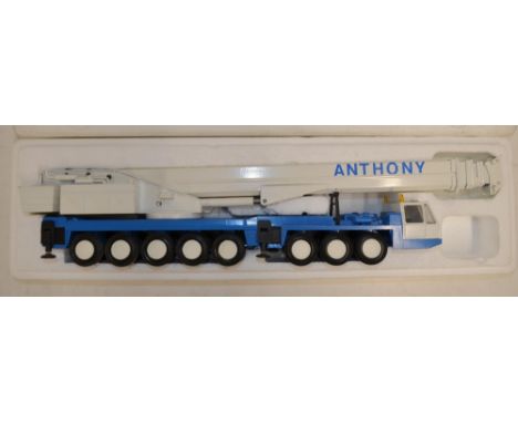 Boxed 1/50 scale diecast Krupp Autokran 250 GMT mobile telescopic crane model by Conrad Models (model no 2077) in Anthony com