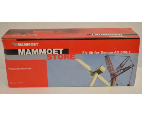 Boxed 1/50 scale diecast Luffing Fly Jib attachment for the Mammoet Demag AC 500-1 mobile crane model by Conrad (model no 980