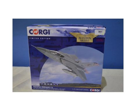 Corgi 1:72 scale Aviation Archive Tornado F3 RAF Mount Pleasant, Falklands Island, ltd. ed. 512/1000, accessories sealed in b