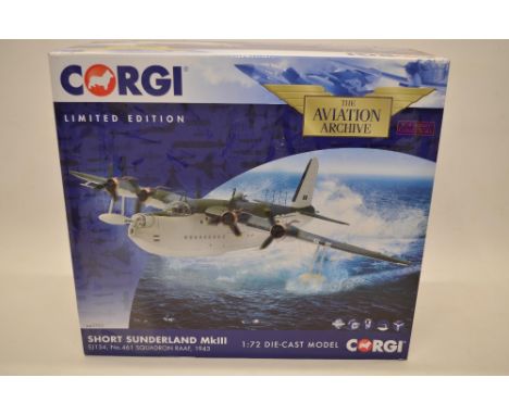 A boxed Corgi Aviation Archive set (AA27501) 1/72 limited edition (54/3000) Shorts Sunderland MkIII, EJ134, No 461 Sqn RAAF, 