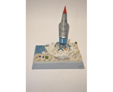 A boxed Gerry Anderson Thunderbirds "Thunderbird 1 Lift Off" diorama model (TB12) by Robert Harrop in excellent little displa