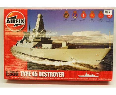 Unmade Airfix 1:350 scale Type 45 Destroyer kit no. A12203 (Seals unbroken) 