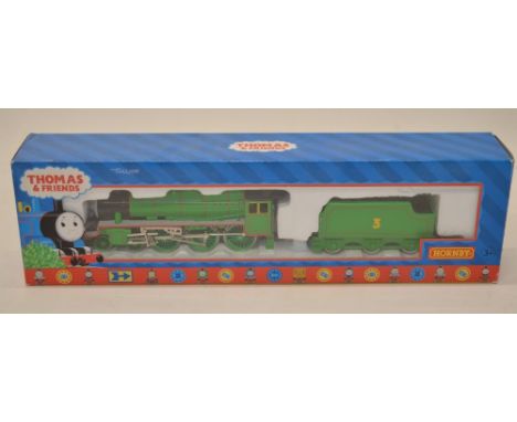 A Hornby OO gauge "Thomas &amp; Friends" electric steam locomotive R9049, "Henry the Green Engine". Model in as new never run