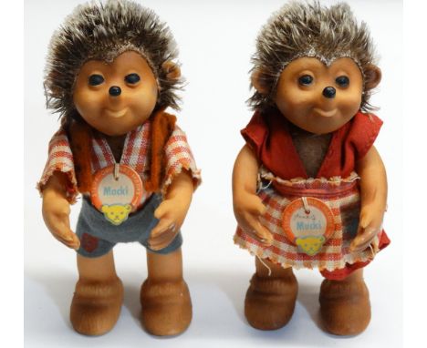 2 STEIFF MACKI & MUCHI HEDGEHOGS 