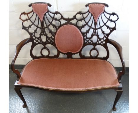 MAHOGANY SALON SOFA 