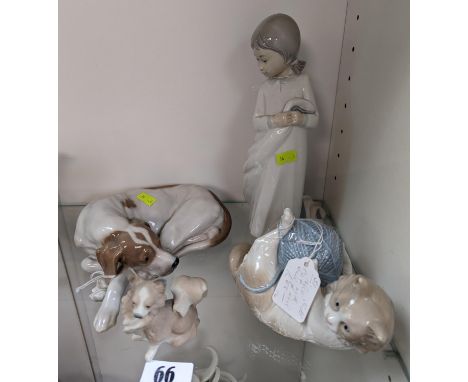 Collection of ceramics inc. Royal Copenhagen, Nao etc 