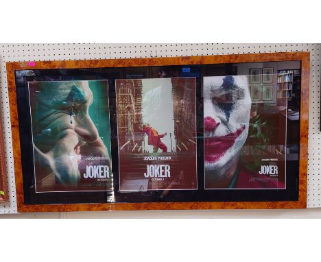 Custom framed Joker film poster prints