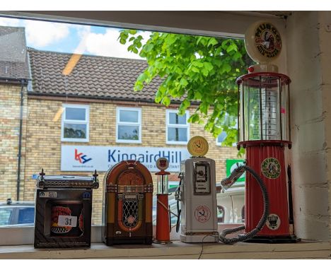 Vintage Musgo Gasoline Advertising Pump and assorted Bygones 