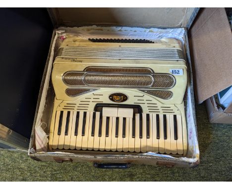 Cased Selmer Invicta Accordion 