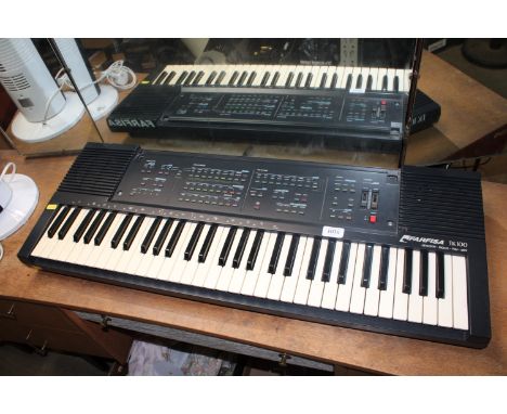 A Farfisa TK100 keyboard lacking cable