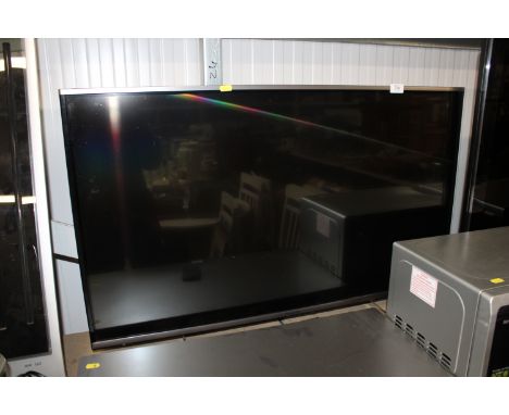 A Panasonic 42" flat screen television with remote control 