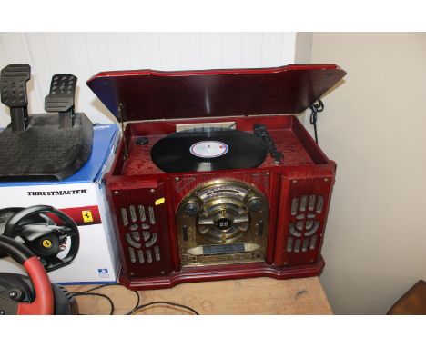 A record player